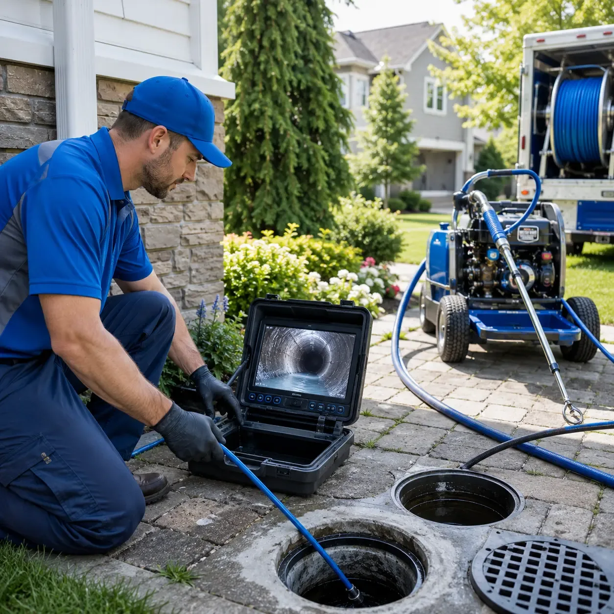 Outdoor drain cleaning professionals serving Benjamin, TX